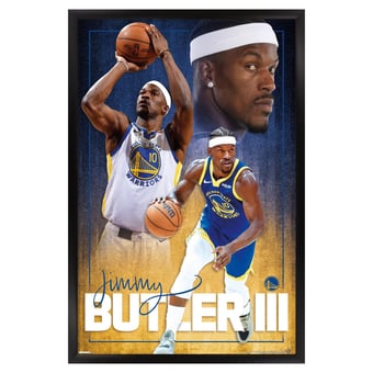 Jimmy Butler III Golden State Warriors 23" x 34" Framed Player Poster