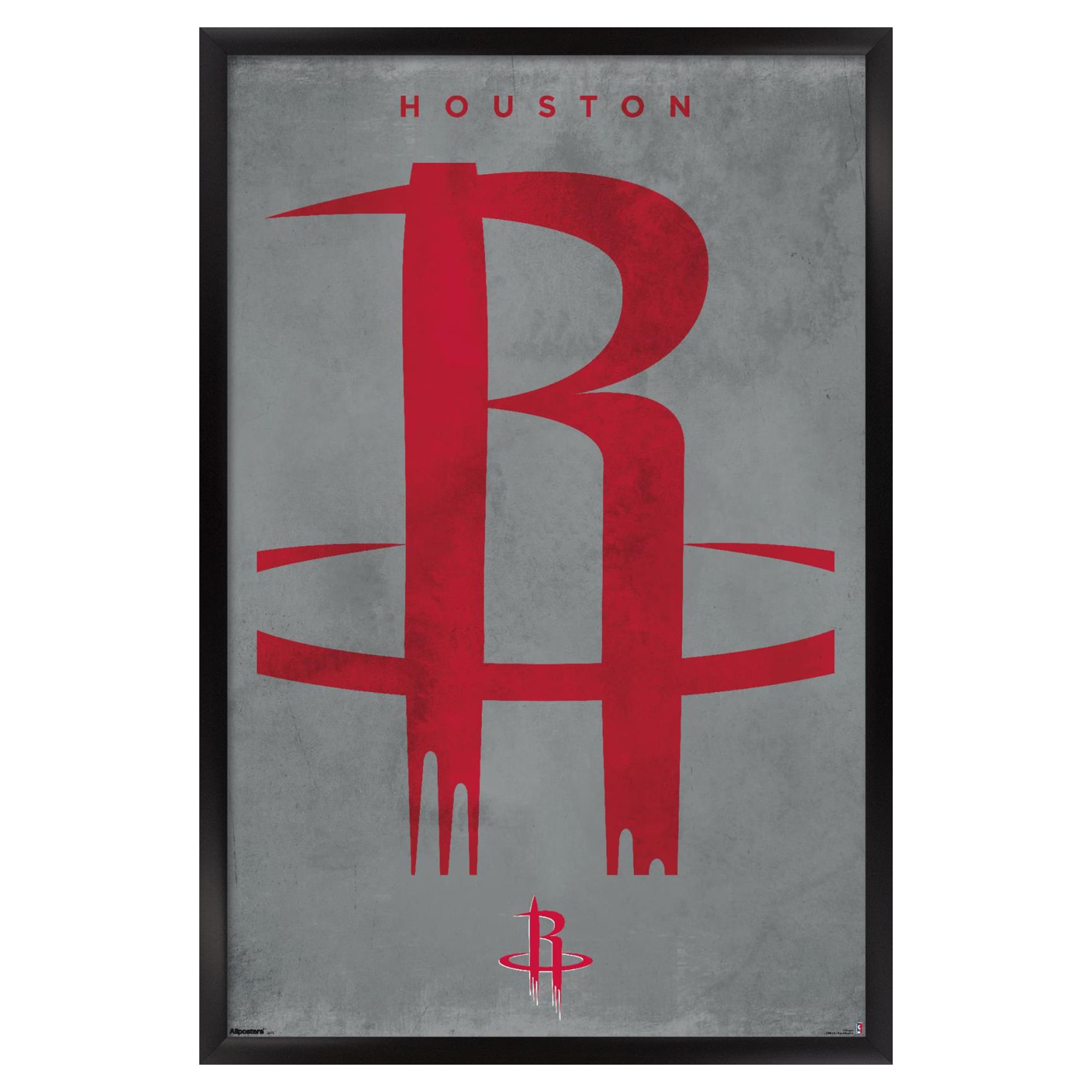 Houston Rockets 23" x 34" Framed Poster