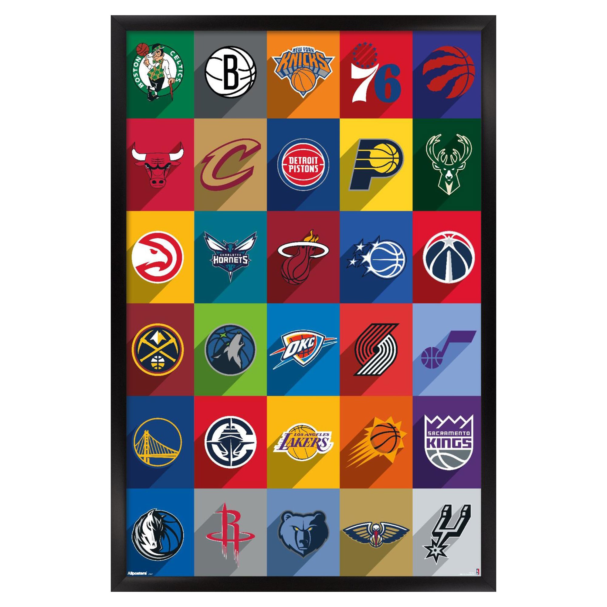 NBA 23" x 34" Framed Poster