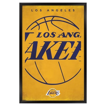 Los Angeles Lakers 23" x 34" Framed Poster