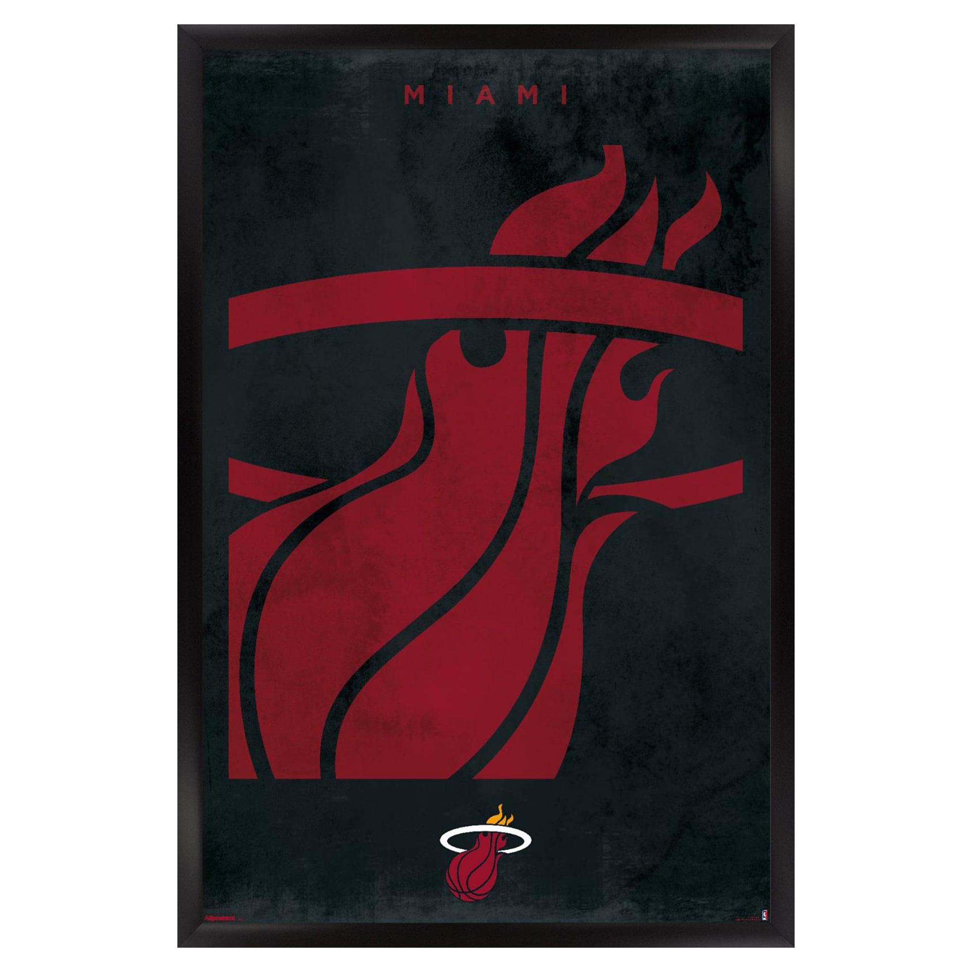 Miami Heat 23" x 34" Framed Poster