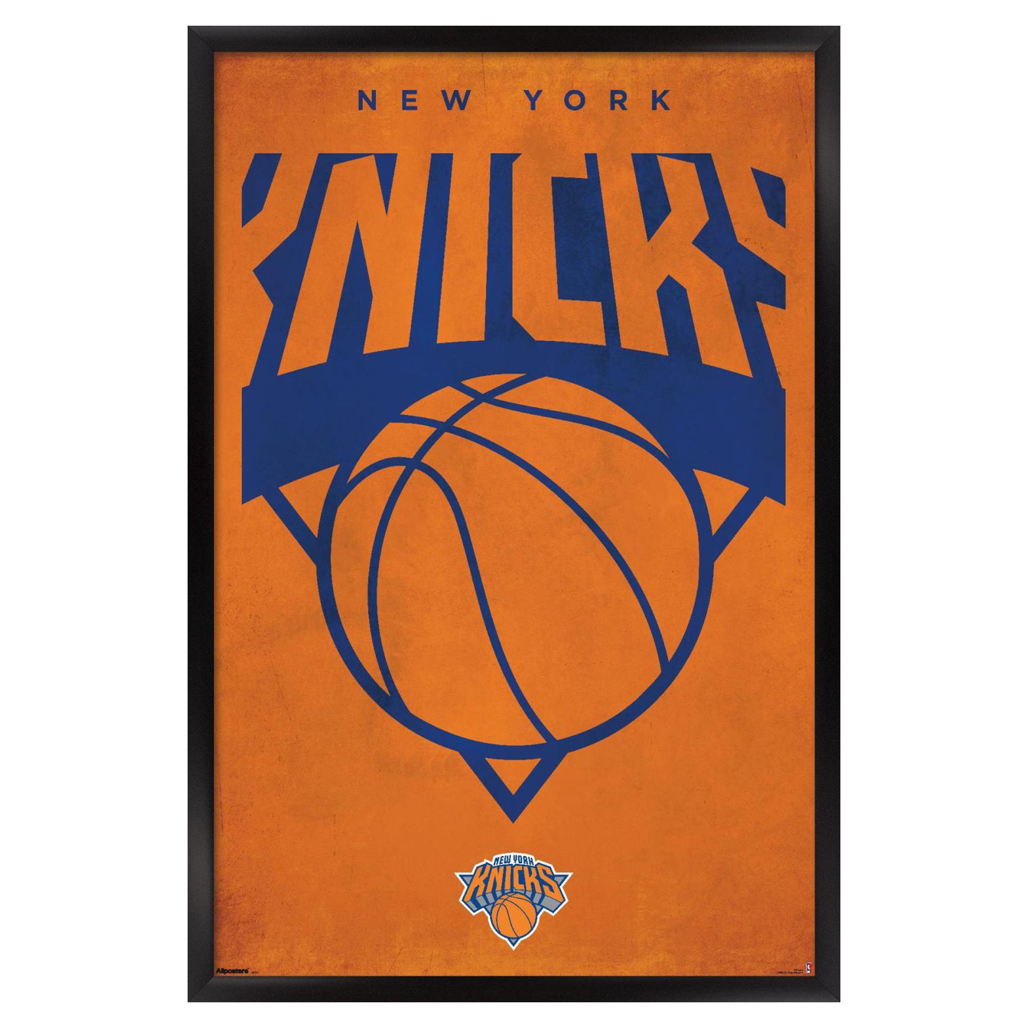 New York Knicks 23" x 34" Framed Poster