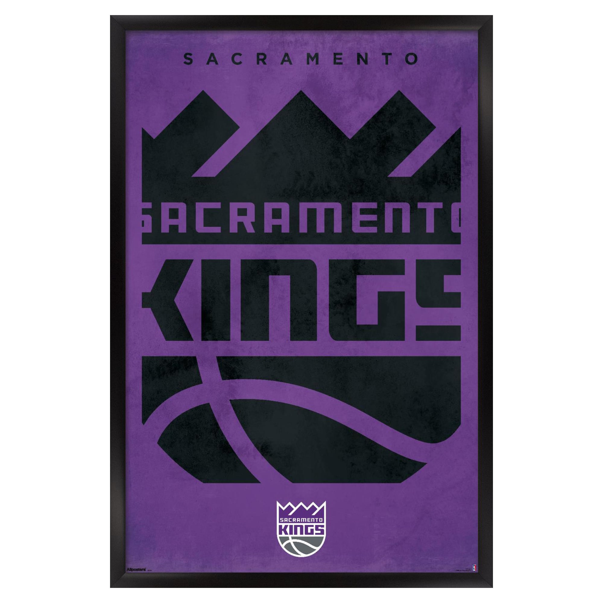 Sacramento Kings 23" x 34" Framed Poster