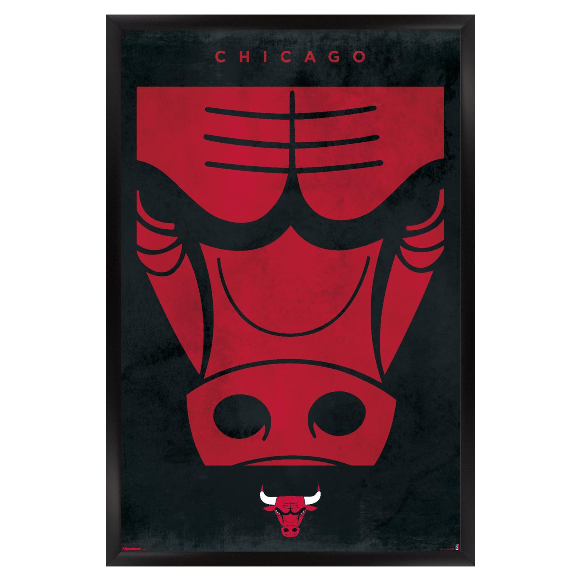 Chicago Bulls 23" x 34" Framed Poster