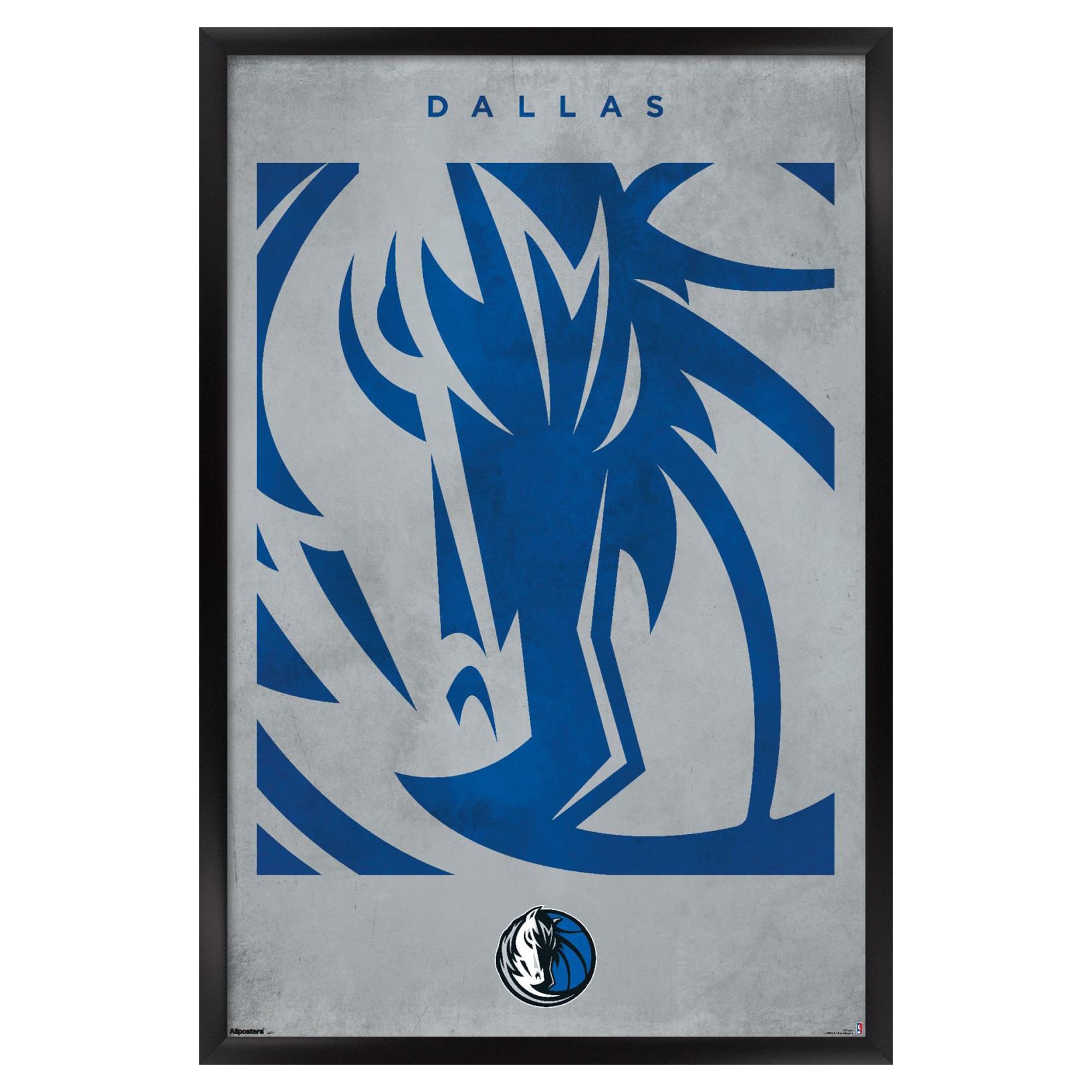 Dallas Mavericks 23" x 34" Framed Poster