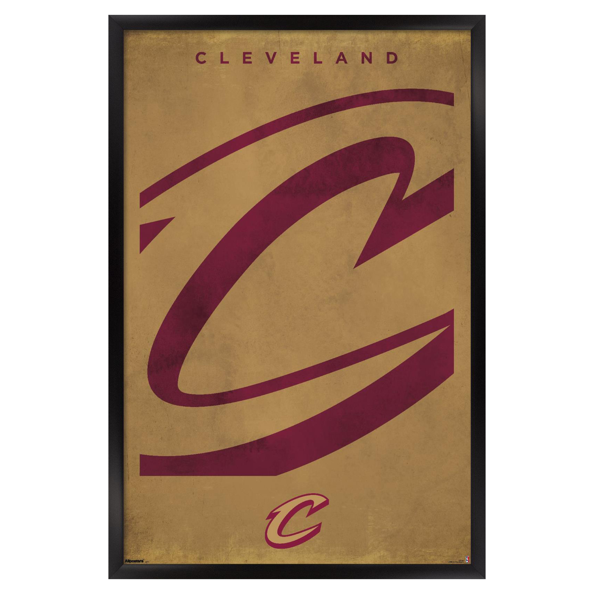Cleveland Cavaliers 23" x 34" Framed Poster