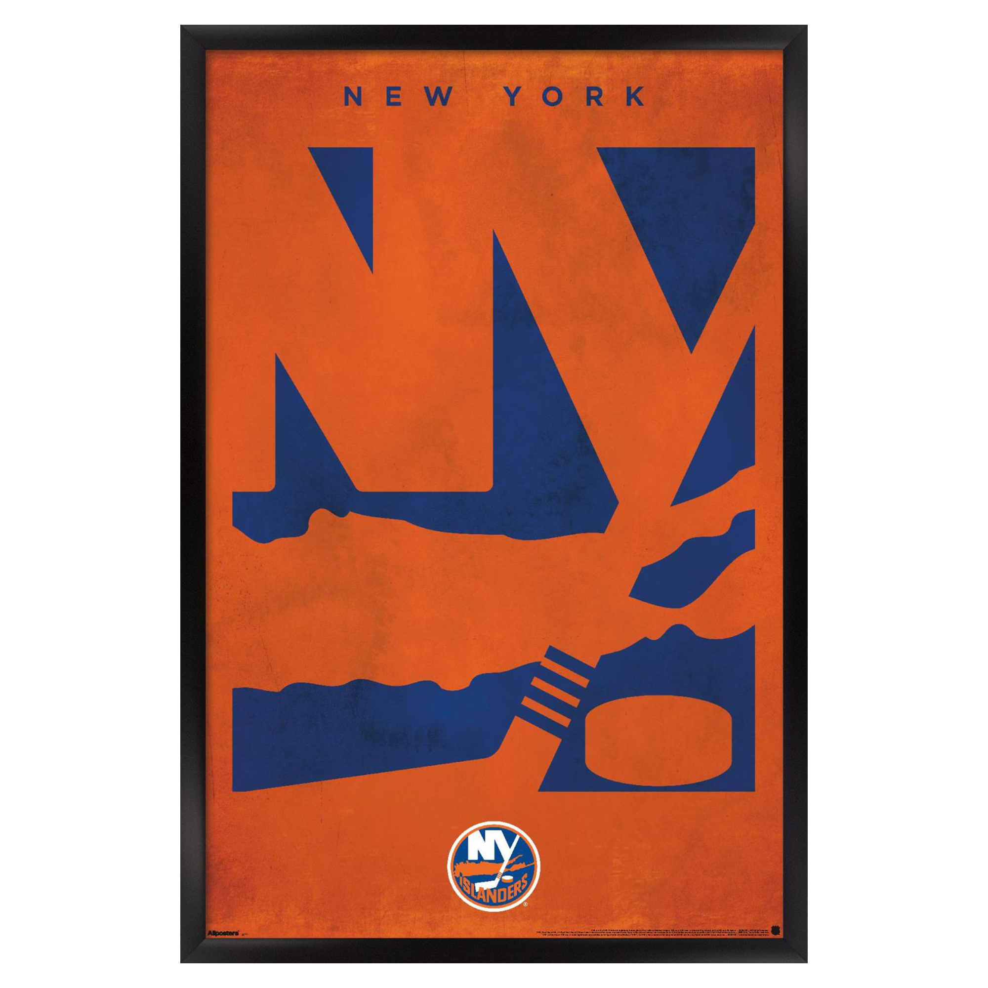 New York Islanders 23" x 34" Framed Poster