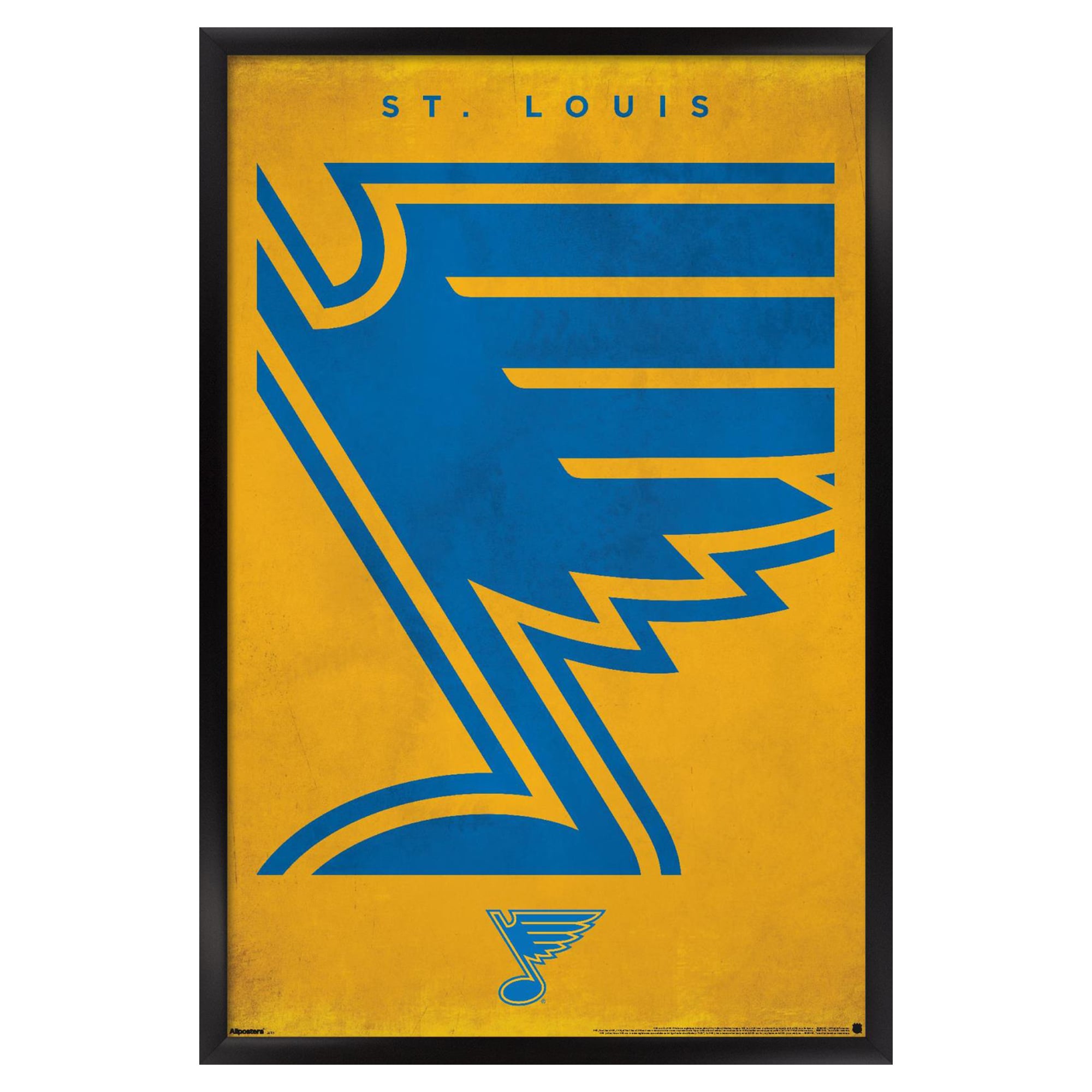 St. Louis Blues 23" x 34" Framed Poster