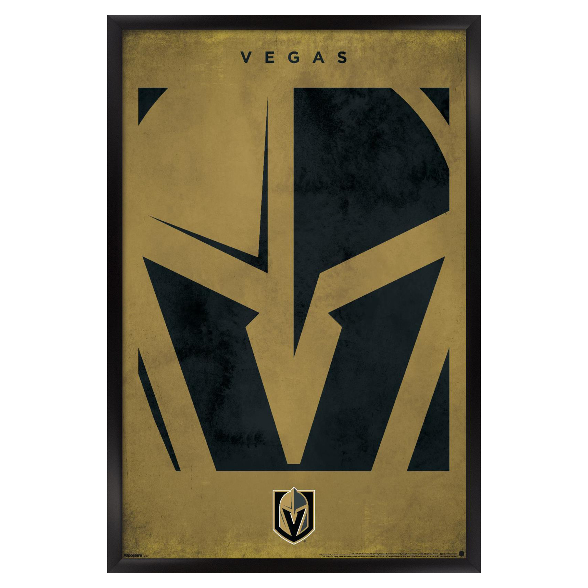 Vegas Golden Knights 23" x 34" Framed Poster
