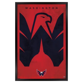 Washington Capitals 23" x 34" Framed Poster