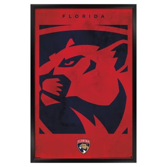 Florida Panthers 23" x 34" Framed Poster