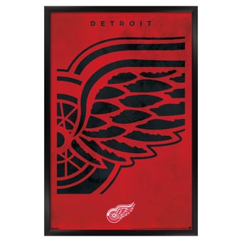 Detroit Red Wings 23" x 34" Framed Poster
