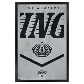 Los Angeles Kings 23" x 34" Framed Poster
