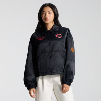 Women's lululemon Black Cincinnati Reds Coaches Jacket