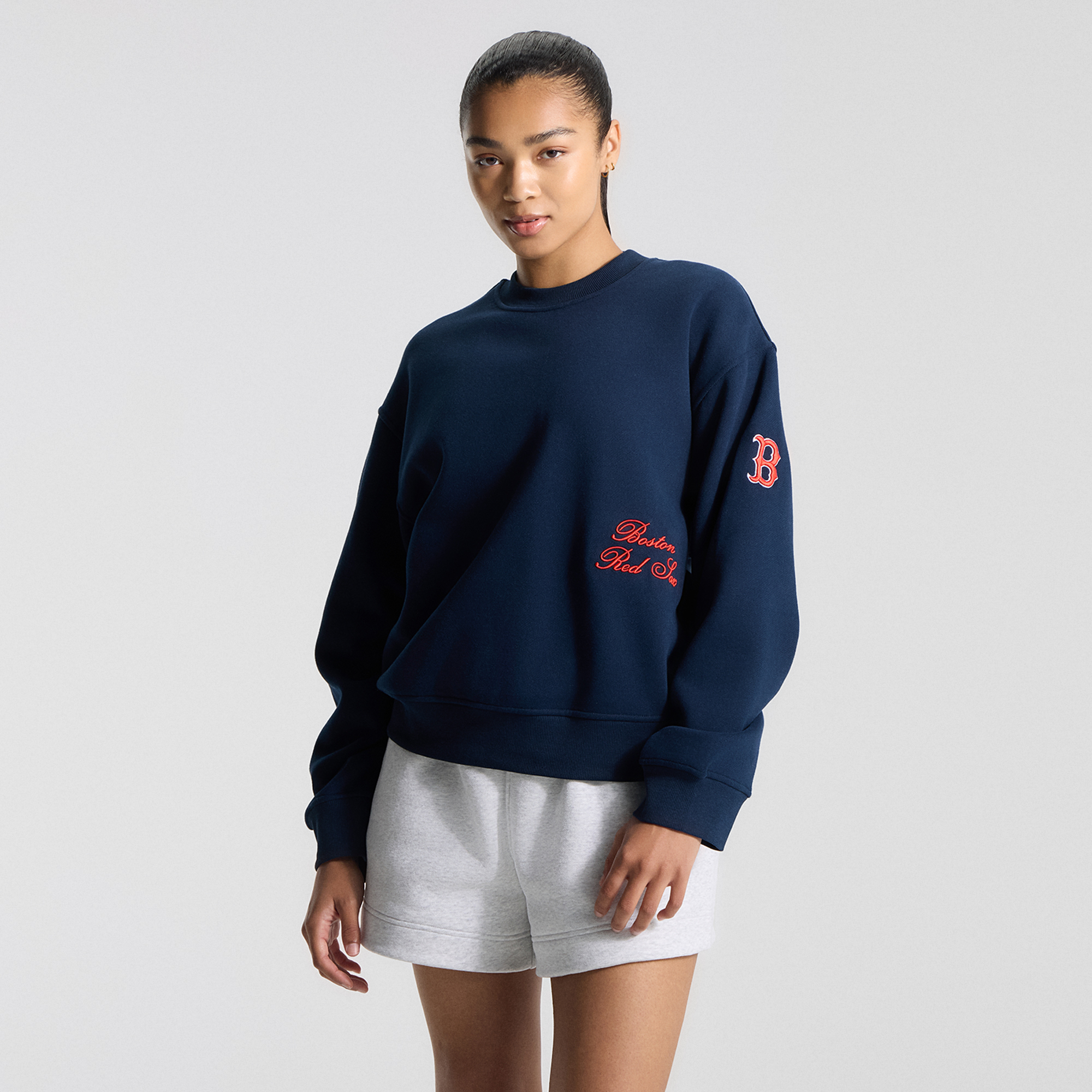 Women's lululemon True Navy Boston Red Sox Oversized Steady State Crew