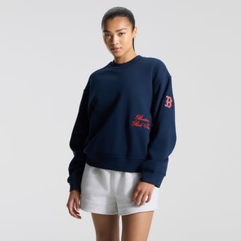 Women's lululemon True Navy Boston Red Sox Oversized Steady State Crew
