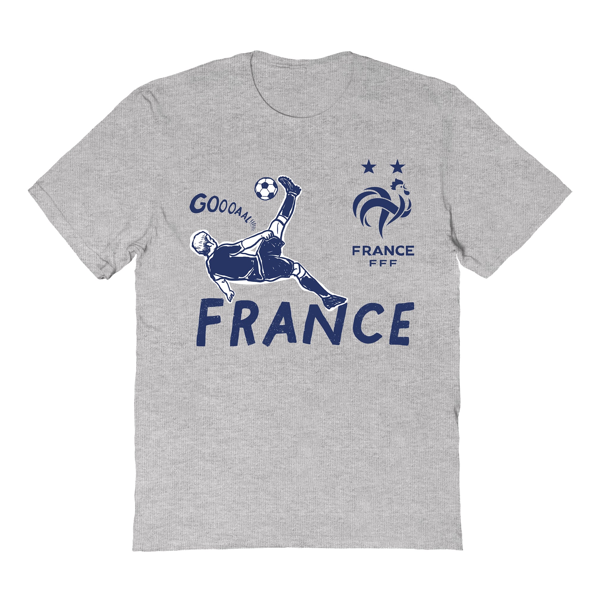 Youth Vive La Fete Gray France National Team Chilena Style T-Shirt