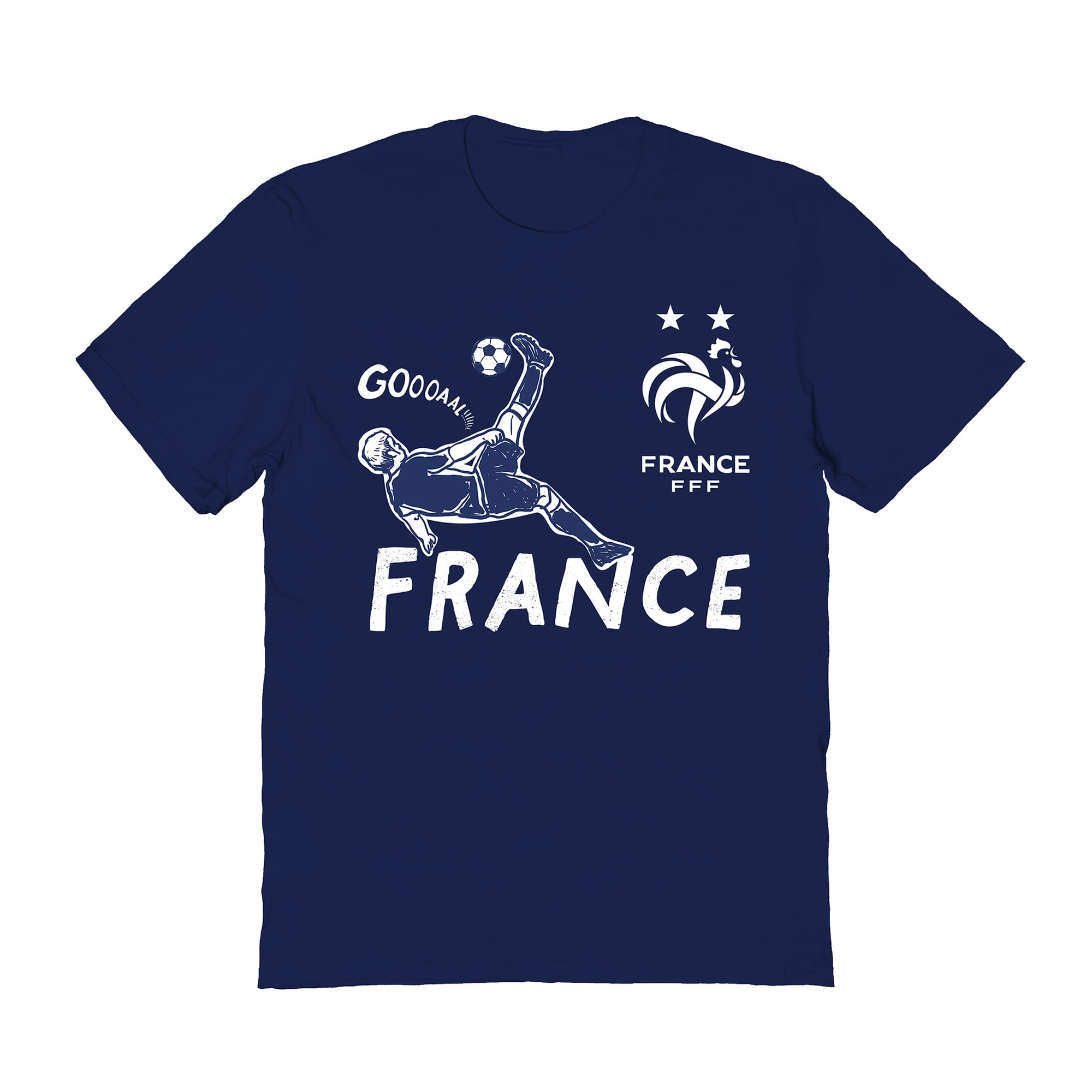 Women's Vive La Fete Navy France National Team Chilena Style T-Shirt