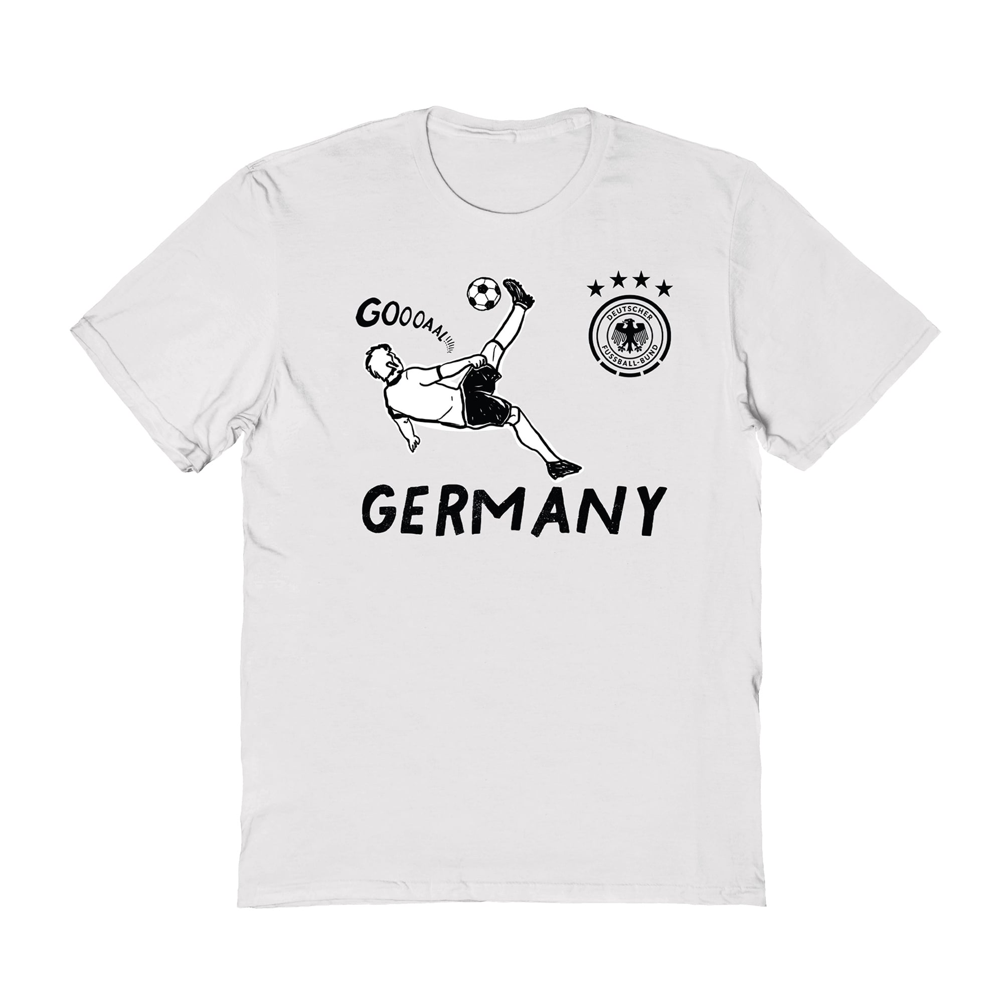 Women's Vive La Fete White Germany National Team Chilena Style T-Shirt