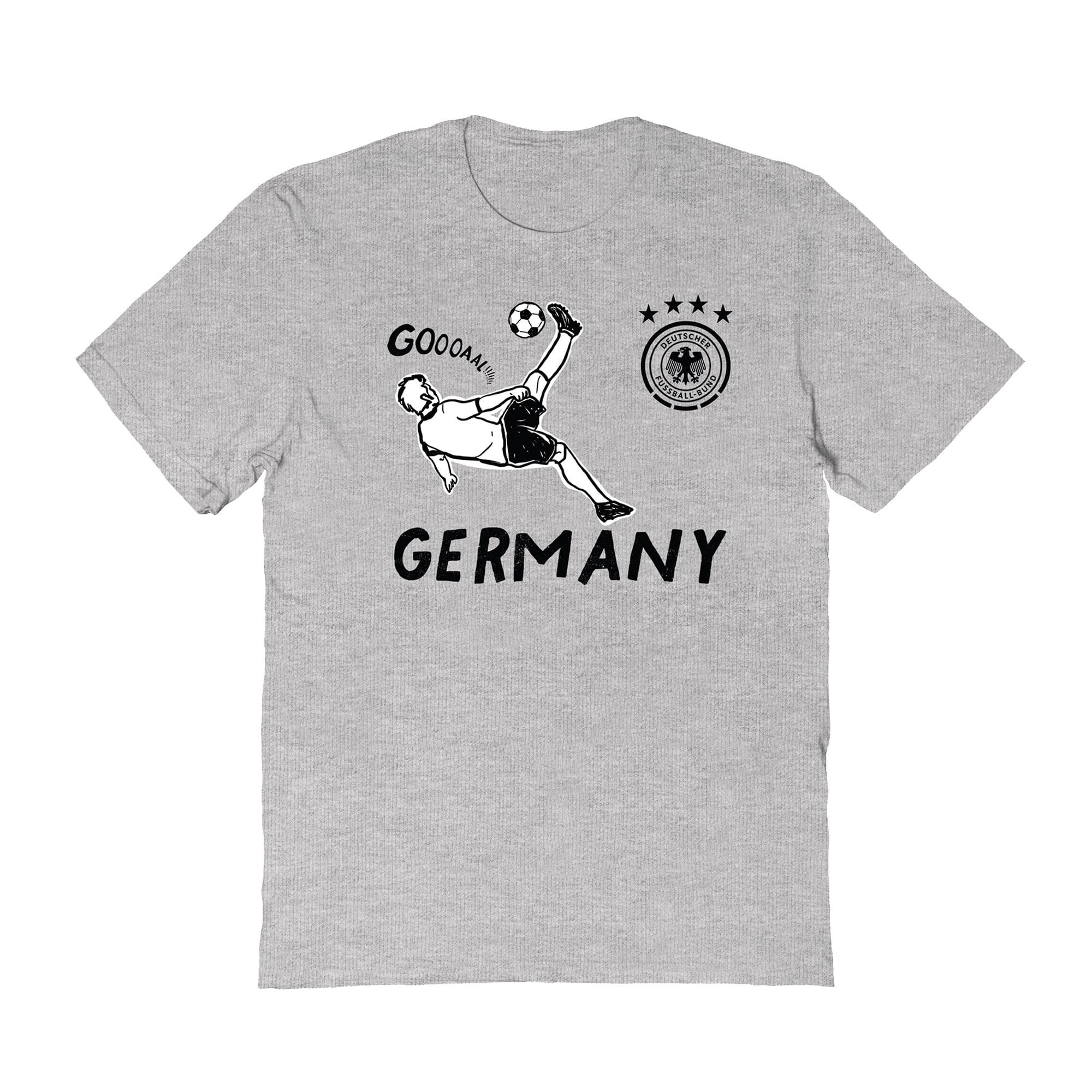 Women's Vive La Fete Gray Germany National Team Chilena Style T-Shirt