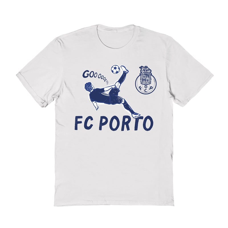 Women's Vive La Fete White FC Porto Chilena Style T-Shirt