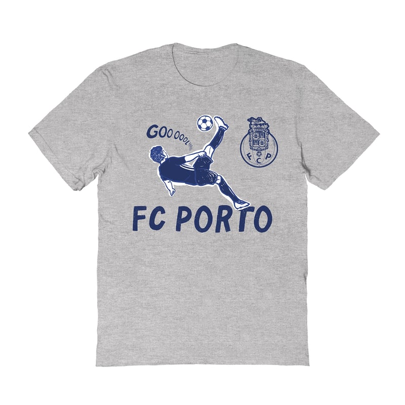 Women's Vive La Fete Gray FC Porto Chilena Style T-Shirt