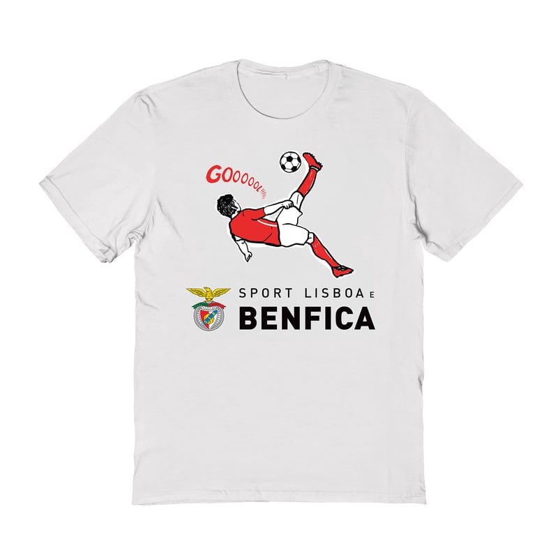 Women's Vive La Fete White Benfica Chilena Style T-Shirt