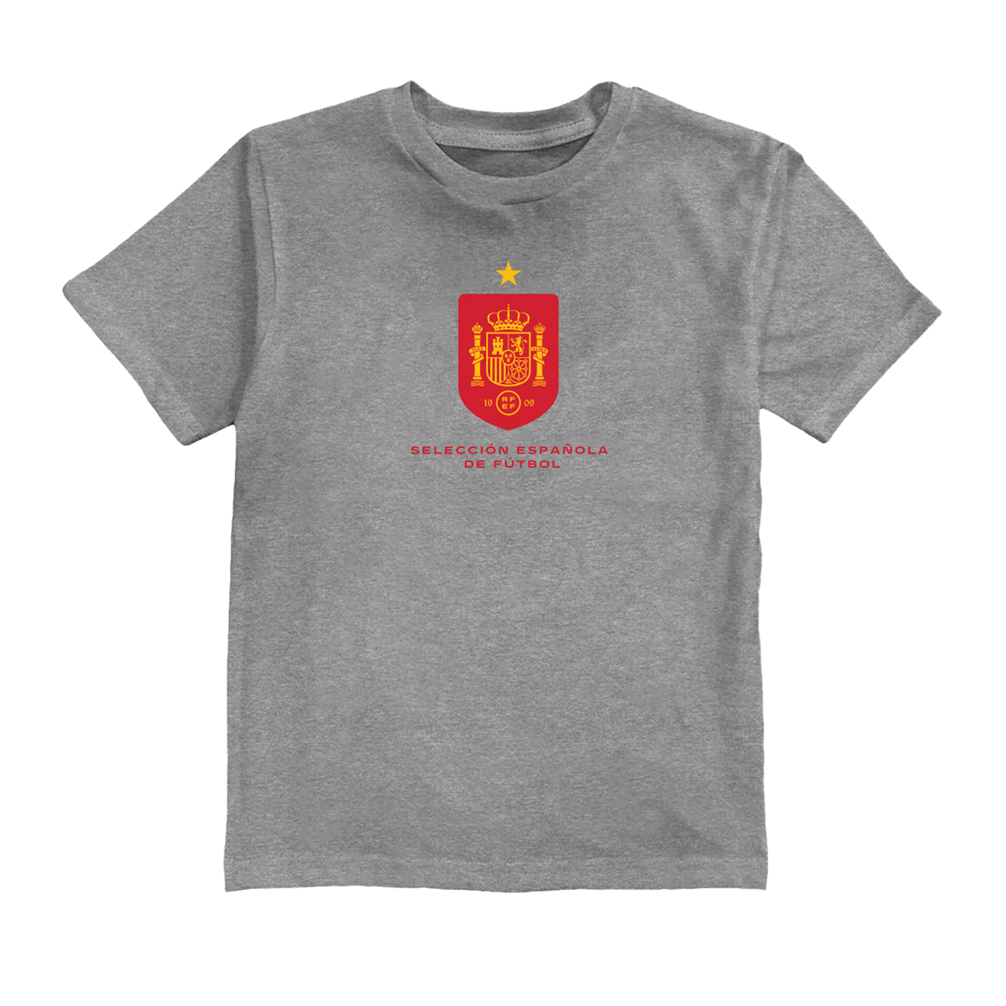 Toddler Vive La Fete Gray Spain National Team Color Badge T-Shirt