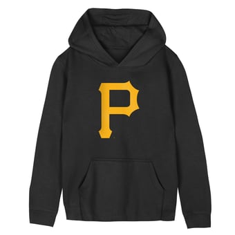 Preschool Outerstuff  Black Pittsburgh Pirates Primary Logo Fleece Hoodie