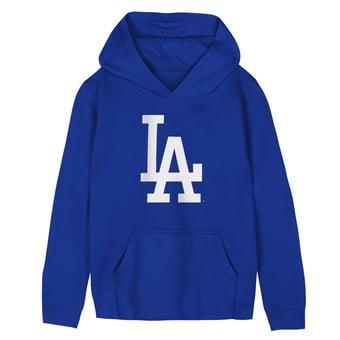 Preschool Outerstuff  Royal Los Angeles Dodgers Primary Logo Fleece Hoodie