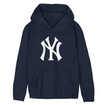 Preschool Outerstuff  Navy New York Yankees Primary Logo Fleece Hoodie