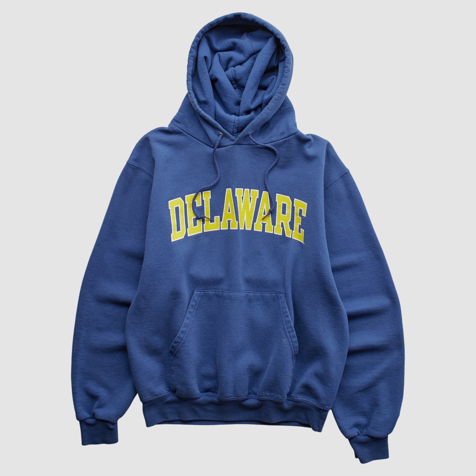 Delaware Fightin' Blue Hens Champion 2000s Hooded Pullover Sweatshirt - Blue - XS by Fanatics Real Vintage