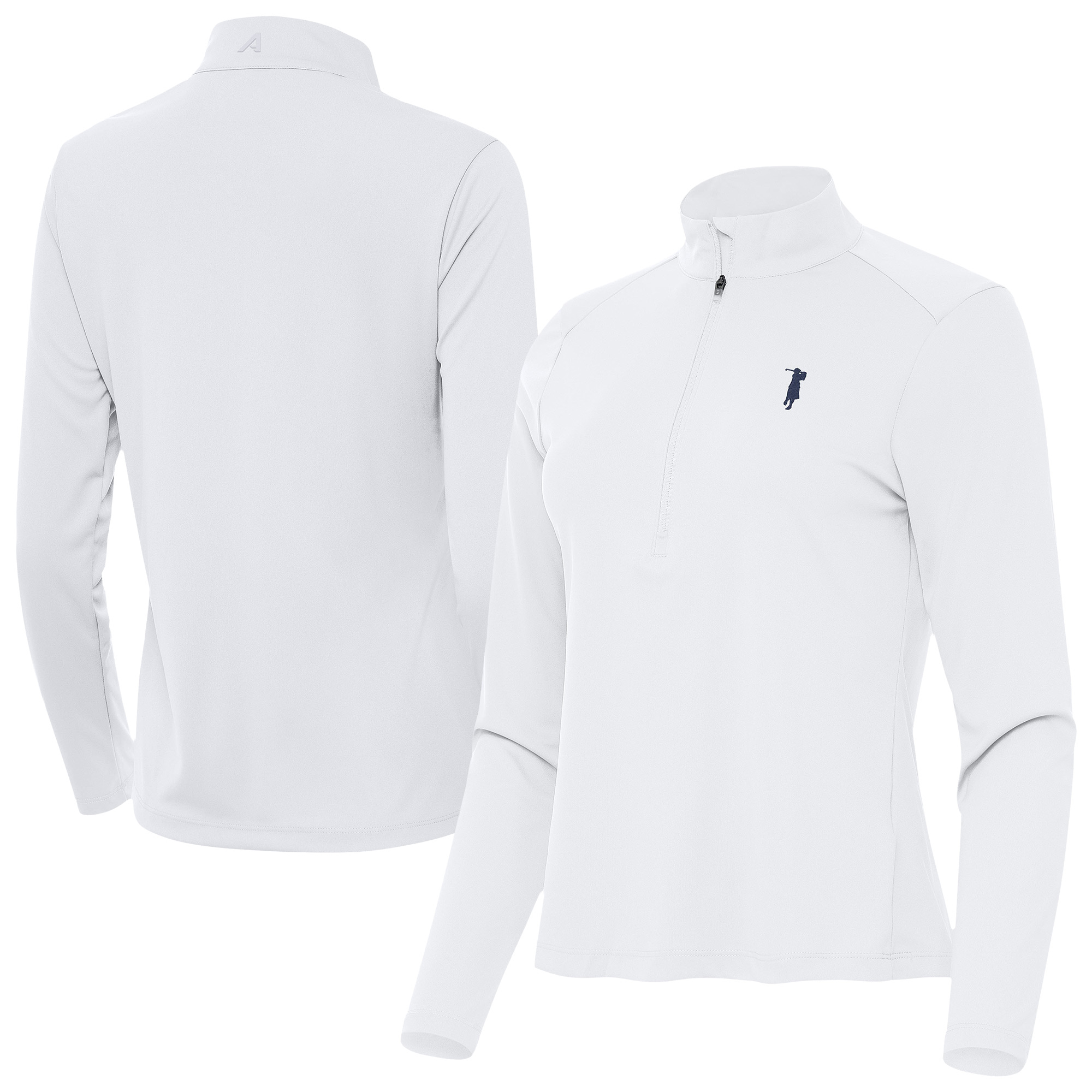 Women’s Antigua White Golf House Collection® Tribute Half-Zip Pullover Women’s Antigua White Golf House Collection® Tribute Half-Zip Pullover