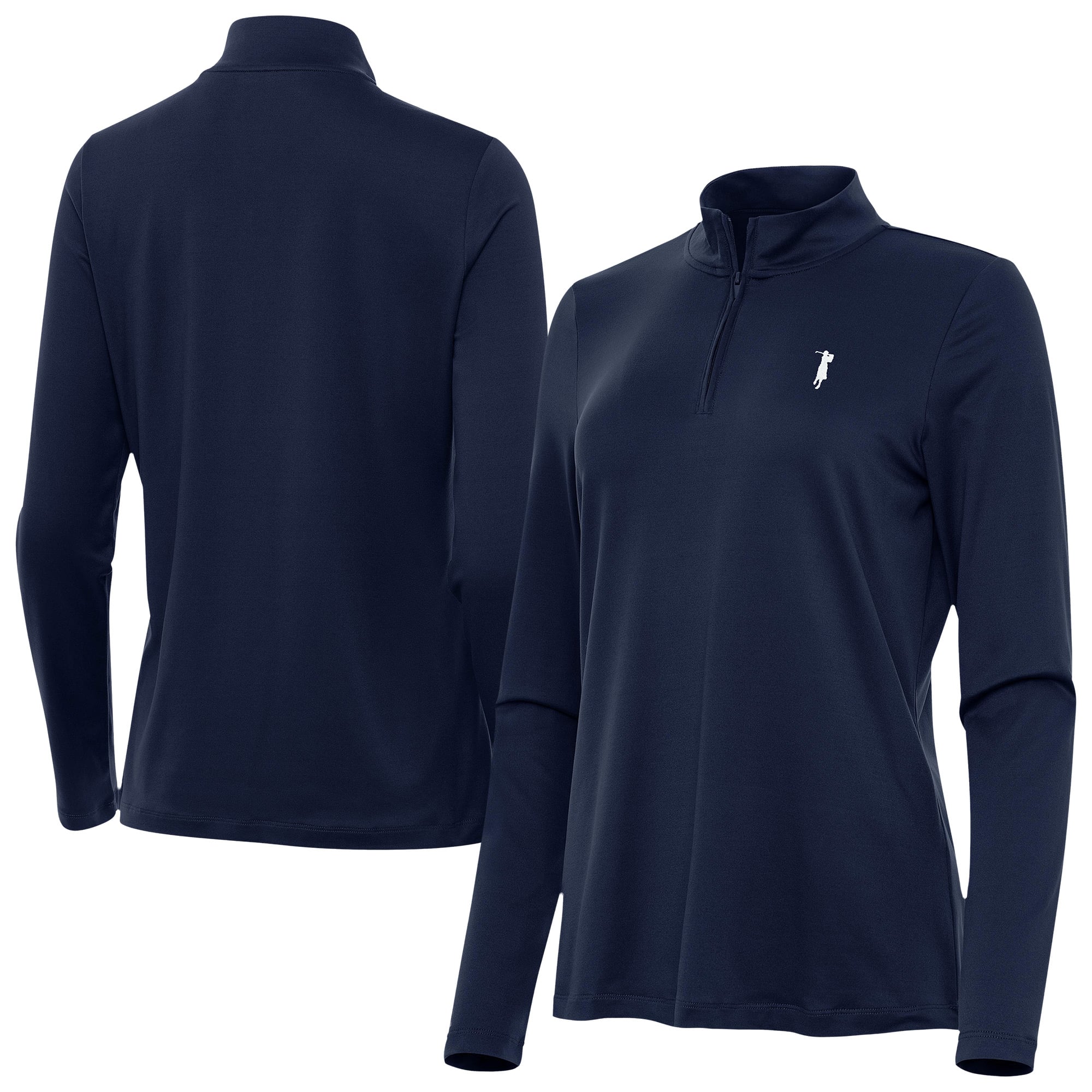 Women's Antigua Navy Golf House Collection® Reprocess Quarter-Zip Pullover