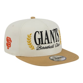 Men's New Era Cream San Francisco Giants Club 9FIFTY A-Frame Snapback Hat
