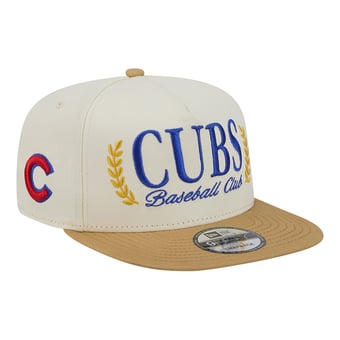 Men's New Era Cream Chicago Cubs Club 9FIFTY A-Frame Snapback Hat
