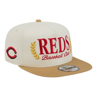 Men's New Era Cream Cincinnati Reds Club 9FIFTY A-Frame Snapback Hat