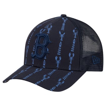 Men's New Era Navy Boston Red Sox Tonal Icon 9FORTY M-Crown Adjustable Trucker Hat
