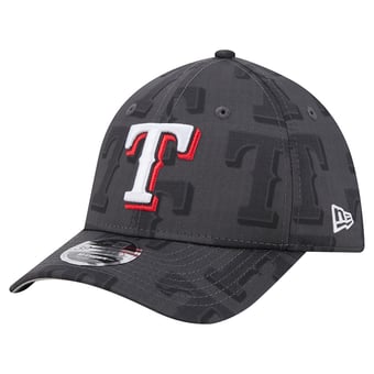 Men's New Era  Gray Texas Rangers Halftone 39THIRTY Flex Hat