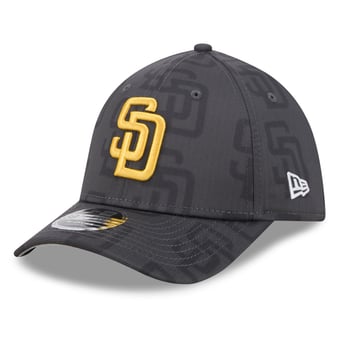 Men's New Era  Gray San Diego Padres Halftone 39THIRTY Flex Hat