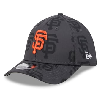 Men's New Era  Gray San Francisco Giants Halftone 39THIRTY Flex Hat