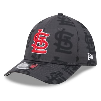 Men's New Era  Gray St. Louis Cardinals Halftone 39THIRTY Flex Hat