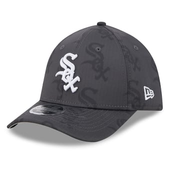 Men's New Era  Gray Chicago White Sox Halftone 39THIRTY Flex Hat
