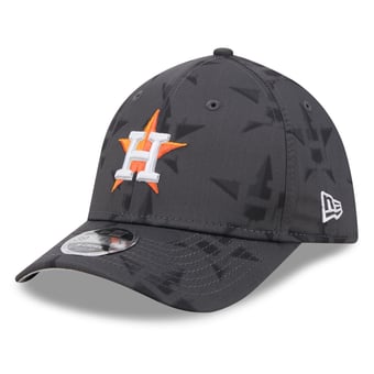 Men's New Era  Gray Houston Astros Halftone 39THIRTY Flex Hat