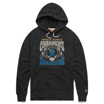 Men's Homage  Charcoal Los Angeles Dodgers 2026 Gold Collection Grateful Dead Hoodie