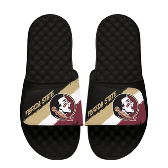 Unisex ISlide Florida State Seminoles Paint Stripes Slide Sandals