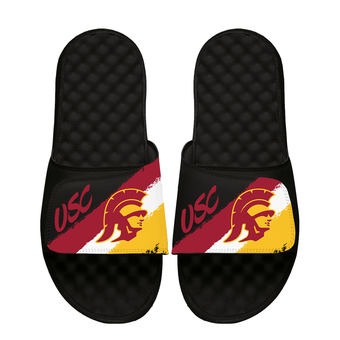 Unisex ISlide USC Trojans Paint Stripes Slide Sandals