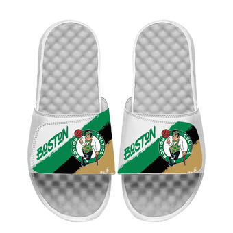 Unisex ISlide Boston Celtics Paint Stripes Slide Sandals
