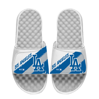 Unisex ISlide Los Angeles Dodgers Paint Stripes Slide Sandals