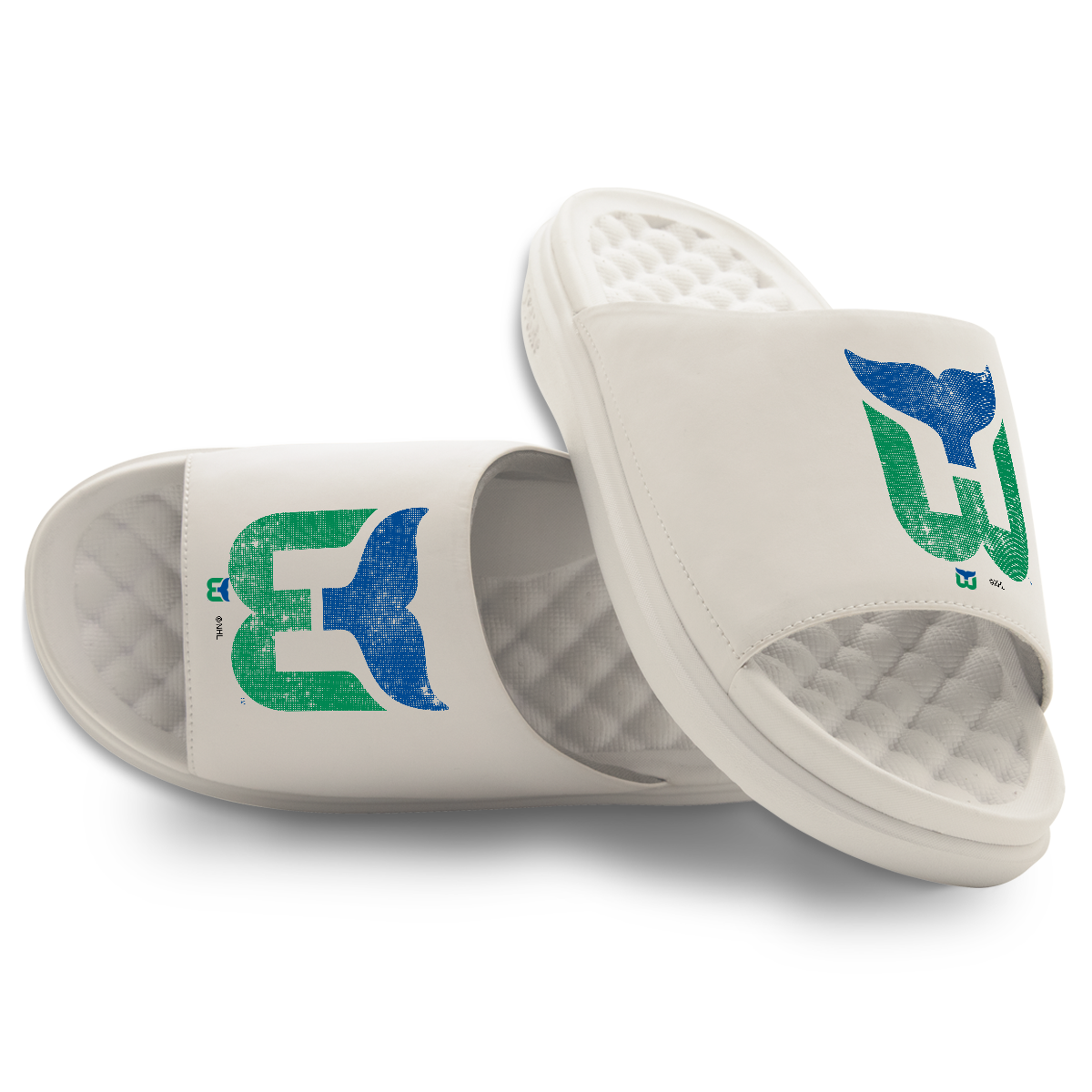 Unisex ISlide Hartford Whalers Vintage Logo Motive Slide Sandals